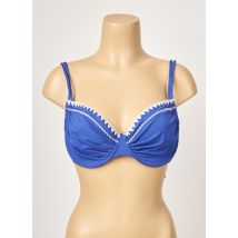 BORABORA - Haut de maillot de bain bleu en polyamide - Femme - Taille 46 - Modz