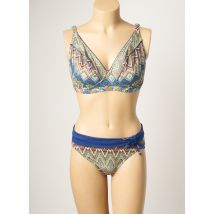 SUN PLAYA - Maillot de bain 2 pièces bleu en polyamide - Femme - Taille 48 - Modz