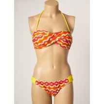 LOLITA ANGELS - Maillot de bain 2 pièces orange en polyamide - Femme - Taille 42 - Modz