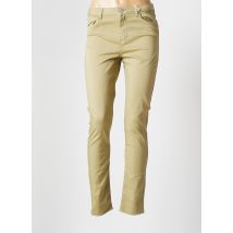 KANOPE - Pantalon slim vert en coton - Femme - Taille 36 - Modz