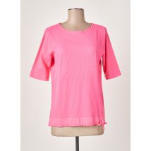 HAJO - T-shirt rose en coton - Femme - Taille 38 - Modz