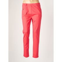 HAJO - Pantalon slim rouge en viscose - Femme - Taille 46 - Modz