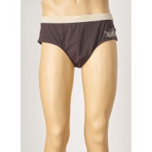 SLOGGI - Slip de bain marron en polyamide - Homme - Taille XXL - Modz