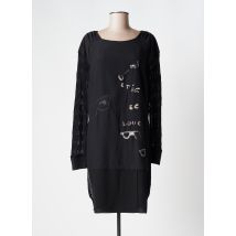 ELISA CAVALETTI - Robe mi-longue noir en polyester - Femme - Taille 38 - Modz