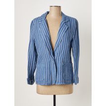 LAUREN VIDAL - Blazer bleu en lin pour femme - Taille 44 - Modz