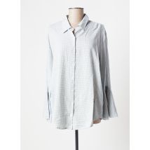 LEON & HARPER - Chemisier bleu en coton pour femme - Taille 38 - Modz