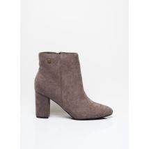 REFRESH - Bottines/Boots gris en cuir - Femme - Taille 41 - Modz