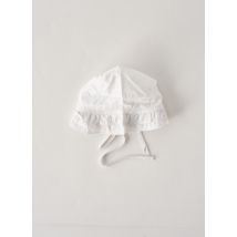 COUDEMAIL - Chapeau blanc en coton - Fille - Taille TU - Modz