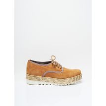 ALIWELL - Derbies marron en cuir - Femme - Taille 36 - Modz