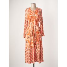 WHITE STUFF - Robe longue orange en viscose - Femme - Taille 40 - Modz