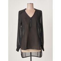 MOKA'S - Blouse noir en polyester - Femme - Taille 38 - Modz