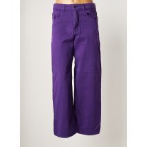 EMPORIO ARMANI - Jeans coupe large violet en coton - Femme - Taille W26 - Modz