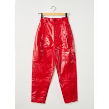 EMPORIO ARMANI - Pantalon chino rouge en coton - Femme - Taille 36 - Modz