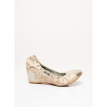 COULEUR POURPRE - Ballerines beige en cuir - Femme - Taille 36 - Modz