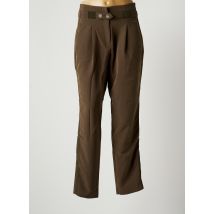 EVA KAYAN - Pantalon droit vert en polyester - Femme - Taille 34 - Modz
