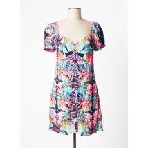 DESIGUAL - Robe mi-longue rose en viscose - Femme - Taille 34 - Modz
