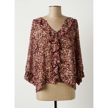 ROSE - Chemisier rouge en polyester - Femme - Taille 38 - Modz