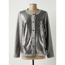 CHALOU - Veste casual gris en coton pour femme - Taille 44 - Modz