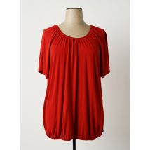 ZHENZI - Tunique manches courtes orange en viscose - Femme - Taille 42 - Modz