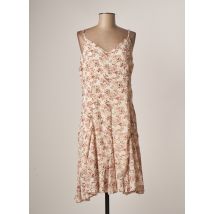 LOFTY MANNER - Robe mi-longue rose en polyester - Femme - Taille 38 - Modz