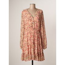 LOFTY MANNER - Robe mi-longue rose en polyester - Femme - Taille 36 - Modz