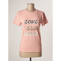 LOFTY MANNER - T-shirt rose en coton - Femme - Taille 34 - Modz