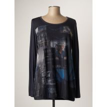 APRICO - T-shirt bleu en viscose - Femme - Taille 44 - Modz
