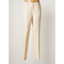 DIANE LAURY - Pantalon slim beige en polyester - Femme - Taille 44 - Modz