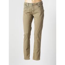 JENSEN - Pantalon slim vert en coton - Femme - Taille 38 - Modz