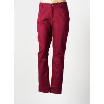 JENSEN - Pantalon slim rouge en coton - Femme - Taille 50 - Modz