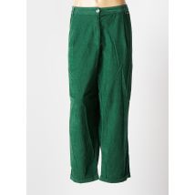 AGATHE & LOUISE PANTALONS FEMME DE COULEUR VERT - Grande Taille