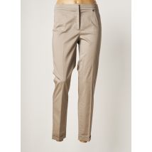 GERRY WEBER - Pantalon chino beige en coton - Femme - Taille 40 - Modz