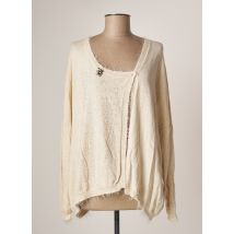 LOLITAS & LOLOS - Gilet manches longues beige en viscose - Femme - Taille 38 - Modz