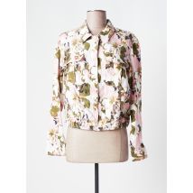 7 SEASONS - Veste casual rose en lin - Femme - Taille 40 - Modz