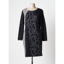 DIVAS - Robe mi-longue noir en coton - Femme - Taille 42 - Modz
