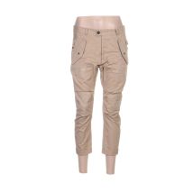 JACOB COHEN - Pantalon 7/8 beige en coton - Femme - Taille 36 - Modz