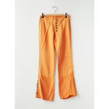 MARITHE & FRANCOIS GIRBAUD - Pantalon 7/8 orange en coton - Femme - Taille W25 - Modz