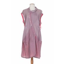 MARITHE & FRANCOIS GIRBAUD - Tunique manches courtes violet en ramie - Femme - Taille 34 - Modz