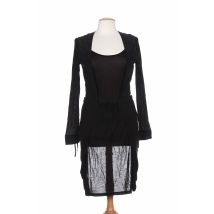 OKTOBER - Robe mi-longue noir en soie - Femme - Taille 36 - Modz