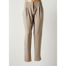 LOU DE BEAUREGARD - Pantalon droit gris en tencel - Femme - Taille 40 - Modz