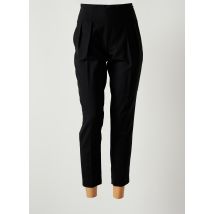 BLACK LABEL - Pantalon slim noir en coton - Femme - Taille 38 - Modz
