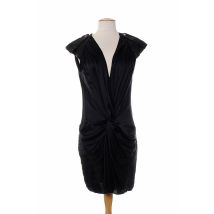 LOU DE BEAUREGARD - Robe mi-longue noir en soie - Femme - Taille 38 - Modz