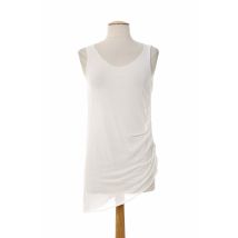 ALMALIBRE - Tunique sans manche blanc en coton - Femme - Taille 40 - Modz