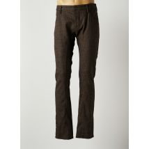 COSTUME NEMUTSO - Pantalon slim marron en polyester - Homme - Taille 50 - Modz