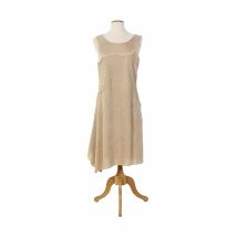 ALMALIBRE - Robe mi-longue beige en polyester - Femme - Taille 38 - Modz