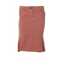 WEBER - Jupe mi-longue rose en coton pour femme - Taille 38 - Modz
