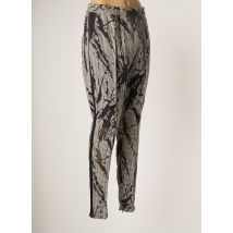COSTUME NEMUTSO - Pantalon droit noir en polyester - Femme - Taille 42 - Modz