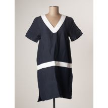 ESPRIT DE LA MER - Robe courte bleu en lin pour femme - Taille 36 - Modz