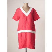 ESPRIT DE LA MER - Robe courte rose en lin - Femme - Taille 40 - Modz