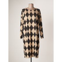 LOLA SANDRO FERRONE - Robe pull beige en viscose - Femme - Taille 36 - Modz